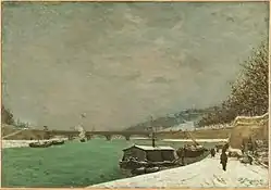 La Seine au pont d’Iéna, Gauguin.
