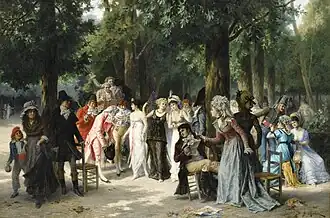 Une mode nouvelle sous le Directoire, vers 1879