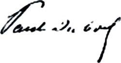 signature de Paul Antoine Dubois