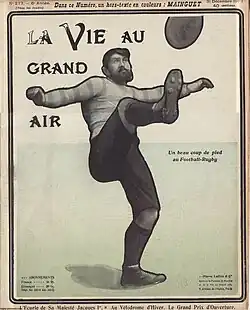 Le 31 décembre 1903 (no&nbsp;277), Paul Dedeyn du Racing Club de France (avec détourage).