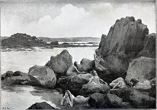 Océanides, 1901. Salon de la Société nationale des Beaux-Arts.