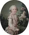 Portrait de son fils Paul Esprit Charles de Boullongne, par François-Hubert Drouais.