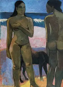 Paul Gauguin, Deux nus sur une plage de Tahiti, 1892