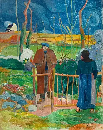 Paul Gauguin, Bonjour Monsieur Gauguin, 1889 – Galerie nationale de Prague, Prague.