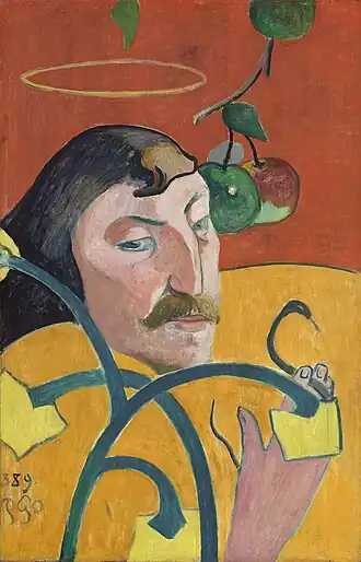 Paul Gauguin, Autoportrait au nimbe, 1889
