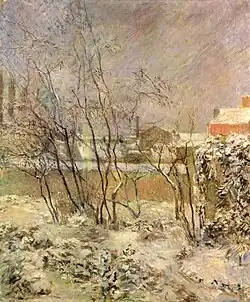 La Neige rue Carcel (avant 1883), Copenhague, Ny Carlsberg Glyptotek.