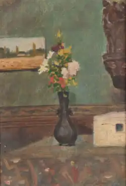 Paul Jamot, Intérieur au vase fleuri, 1891-1892, musée des Beaux-Arts de Reims