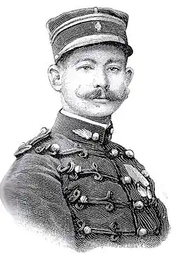 Le lieutenant Paul Joalland, artilleur.