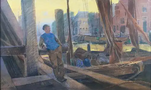 Bateaux sur les quais (1897).