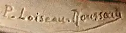 signature de Paul Loiseau-Rousseau