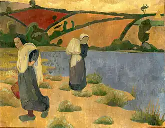 Les Laveuses à la Laïta (1892), huile sur toile (73 × 92 cm), Paris, musée d'Orsay.