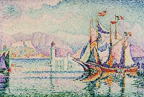 Antibes - Le matin, Paul Signac, 1914