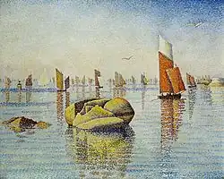 Concarneau, Calme du Matin, Paul Signac