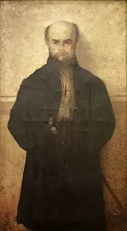Portrait de Paul Verlaine d' Edmond Aman (1892).