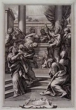Saint Paul parle du jugement dernier, 1679 d'après Ferri