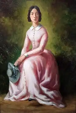 Pauline Viardot (vers 1844), par Maurice Sand, musée de la Vie romantique.
