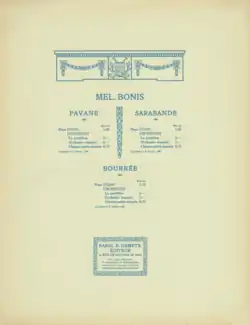 Image illustrative de l’article Pavane de Bonis