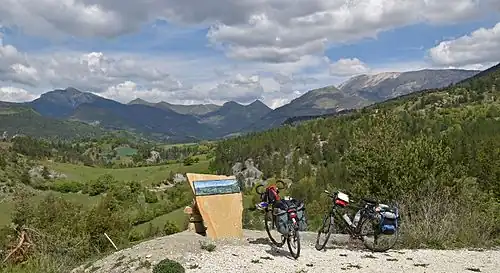 Paysage vers Clumanc.