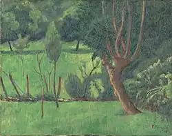 Paysage (1912), huile sur toile (56,5 × 72 cm), Paris, musée d'Orsay.