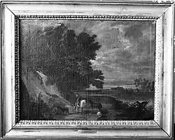 Paysage arrosé par une rivière, de Vadder, XVIIe siècle : œuvre recherchée.