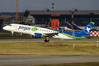 Pegas Fly, VP-BZJ, Embraer ERJ-190AR