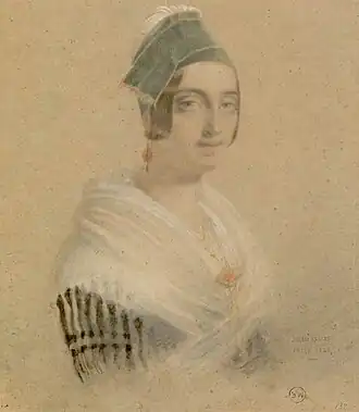 Arlésienne, 1845, Montpellier, musée Fabre.