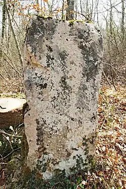 Borne de juridiction du Porsot face Saint-Seine