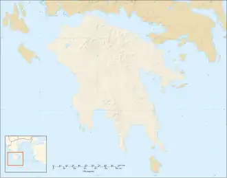 (Voir situation sur carte : Péloponnèse)