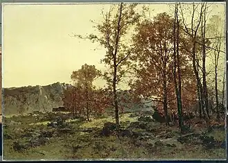Le Plateau de Montjoie à Mortain, Paris, musée d'Orsay, Paris.