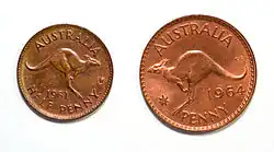 demi et un penny australien