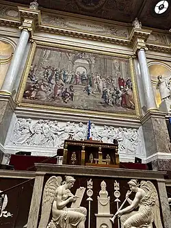 Le perchoir de l'Assemblée nationale (2025).