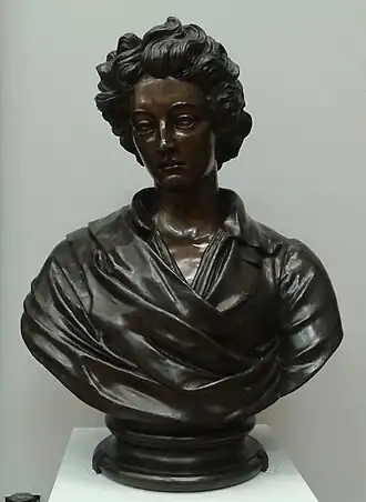 Bronze de Percy Bysshe Shelley par Amelia Robertson Hill (1882)