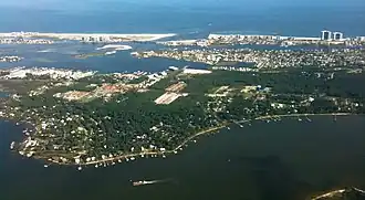 Perdido Key, vue aérienne