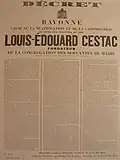 Décret d'introduction de la cause de Louis-Édouard Cestac.