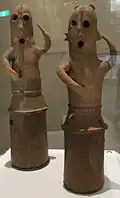 Haniwa de danseurs, VIe&nbsp;siècle, Tokyo National Museum.