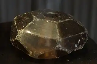 Grosse perle de quartz 5,5cm.