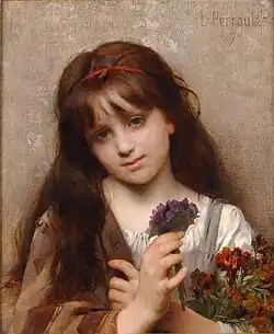La Marchande de fleurs, 1887, hs/t, sdhd, collection privée.