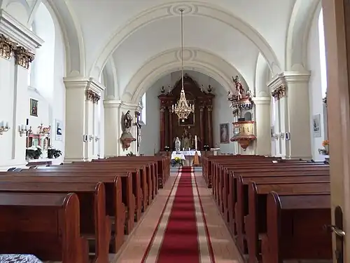 Intérieur de l'église.