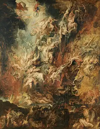 La Chute des damnés, Rubens, 1620