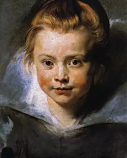 Rubens, Portrait de sa fille Clara.