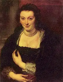 Portrait d'Isabella Brandt, par Rubens, 1625.