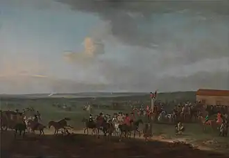 The Round Course at Newmarket, Cambridgeshire, Preparing for the King's Plate (1725), Yale Center for British Art