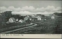 Petit Métis, aujourd'hui Métis-sur-Mer, carte postale, vers 1904-1910