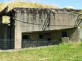 Vue de l'ouvrage depuis le sud.
