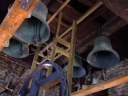 Carillon mécanique de l'église Notre-Dame (détail des petites cloches), Saint-Étienne