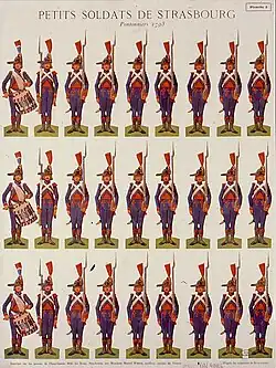 Petits soldats de Strasbourg. Pontonniers 1793.