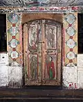Porte intérieure de l'église de Petrindu