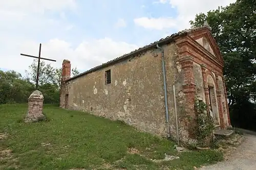 L'église de la Madonna della Rosa.