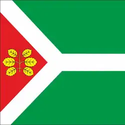 Drapeau de Petropavlivka (Louhansk)