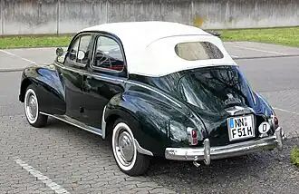 Berline capote fermée